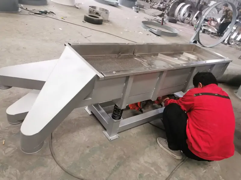 Linear Vibrating Screen Operation