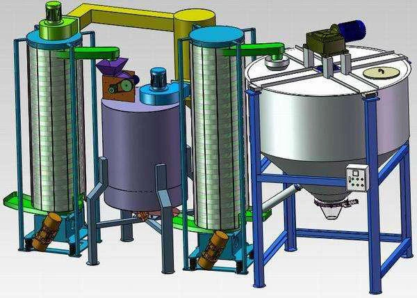 Vibrating spiral elevators