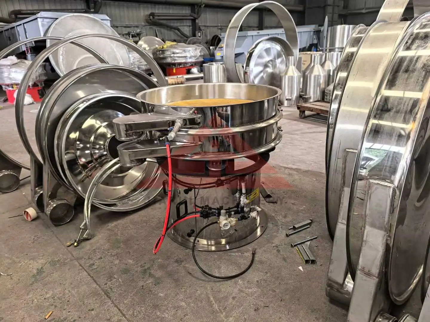 pneumatic vibratory sifter