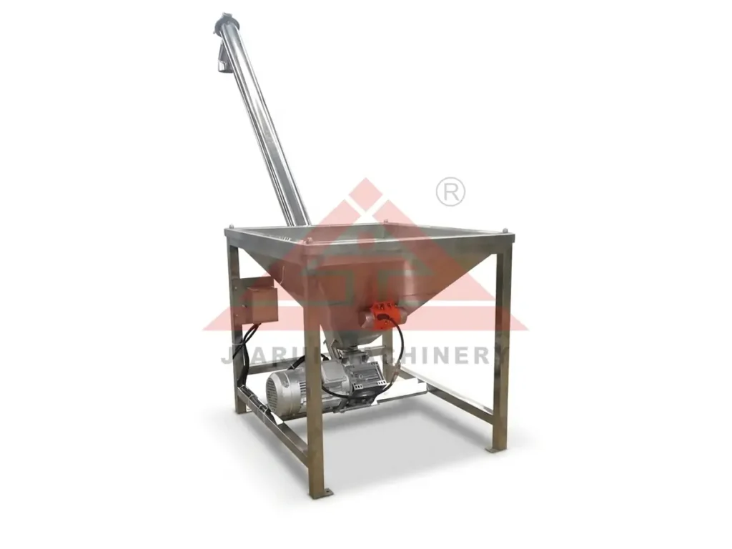 Vibrating Hopper Inclined Screw Conveyor Snus Auger Feeding Machine