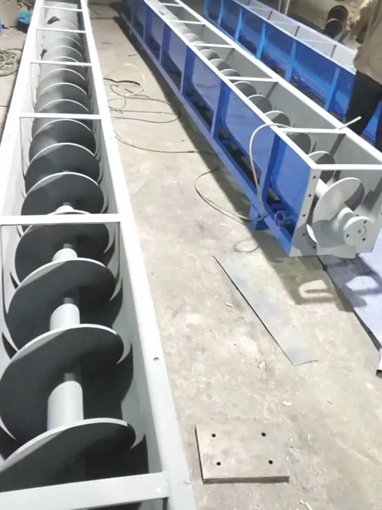 U‑shaped Trough Enclosing Screw Assembly