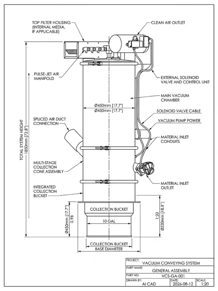 Vacuum Feeding Machine