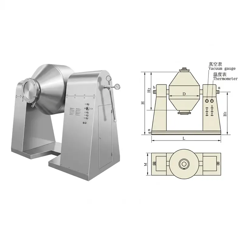 W-Type Double Cone Mixer